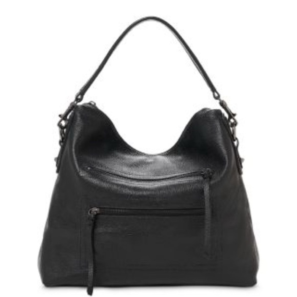 NEW NWT Botkier Black Leather Hobo Bag Chelsea Bucket Tote Crossbody